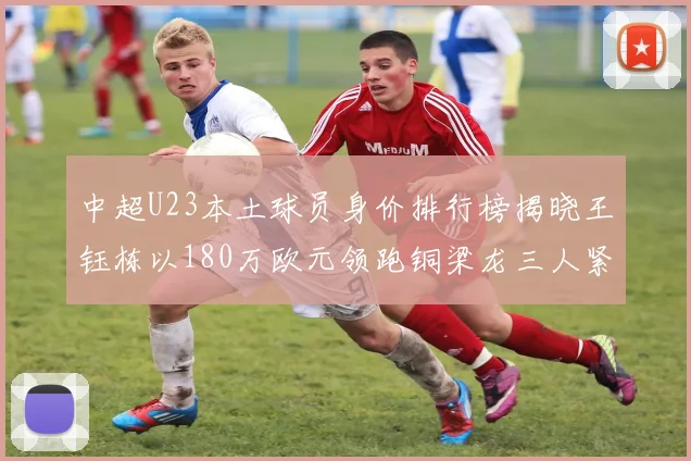 中超U23本土球员身价排行榜揭晓王钰栋以180万欧元领跑铜梁龙三人紧随其后